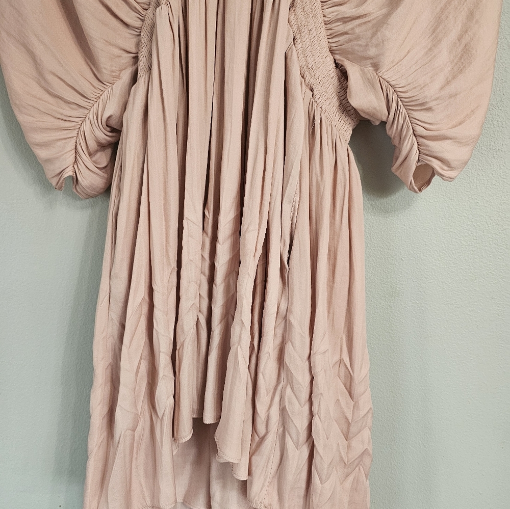 Mustard Seed V- Neck Dress. Powder Rose Color. Size M. - Picture 10 of 14